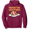 image:imageGudetama Sweater Weather Bacon Blanket Pullover HoodieBurgundy
