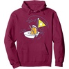 image:imageGudetama The Lazy Egg Sail Away Hoodie Pullover HoodieBurgundy