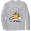 image:imageGudetama the Lazy Egg Its Meh my Birthday Confetti Party Long Sleeve TShirtHeather Grey