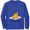image:imageGudetama the Lazy Egg Its Meh my Birthday Confetti Party Long Sleeve TShirtRoyal Blue
