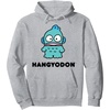 image:imageHangyodon Character Front and Back Pullover HoodieHeather Grey