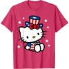 image:imageHello Kitty American 4th of July Tee Shirt TShirt for Women Girls Kids MenRed Heather