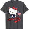 image:imageHello Kitty American Flag Tee Shirt TShirtDark Heather Grey
