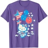 image:imageHello Kitty American Star Tee Shirt TShirtPurple Heather