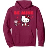 image:imageHello Kitty Be Mine Chocolates Valentines Pullover HoodieBurgundy