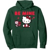 image:imageHello Kitty Be Mine Chocolates Valentines Pullover HoodieDark Green