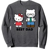 image:imageHello Kitty Best Dad Fathers Day SweatshirtDark Heather Grey