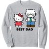 image:imageHello Kitty Best Dad Fathers Day SweatshirtHeather Grey