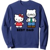 image:imageHello Kitty Best Dad Fathers Day SweatshirtNavy Blue