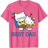 image:imageHello Kitty Best Dad Fathers Day Tee Shirt TShirtPink Heather