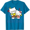 image:imageHello Kitty Best Dad Fathers Day Tee Shirt TShirtSapphire Blue