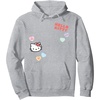 image:imageHello Kitty Candy Hearts Valentines Day Hoodie Pullover HoodieHeather Grey