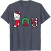 image:imageHello Kitty Christmas Joy Tee Shirt TShirtHeather Blue