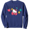 image:imageHello Kitty Christmas Ornament Holiday Sweater SweatshirtNavy Blue