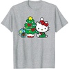 image:imageHello Kitty Christmas Tree Tee Shirt TShirtHeather Grey