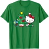 image:imageHello Kitty Christmas Tree Tee Shirt TShirtKelly Green