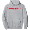 image:imageHello Kitty Classic Logo in Japanese Hoodie Pullover HoodieHeather Grey
