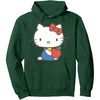 image:imageHello Kitty Distressed Retro Apple Hoodie Pullover HoodieDark Green