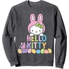 image:imageHello Kitty Easter Bunny Logo Sweatshirt SweatshirtDark Heather Grey