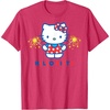 image:imageHello Kitty Fireworks Sparklers USA Americana Patriotic Star TShirtRed Heather