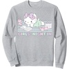 image:imageHello Kitty Girls Night In Reading SweatshirtHeather Grey