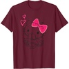 image:imageHello Kitty Girly Hearts Tee Shirt TShirtBurgundy