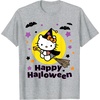 image:imageHello Kitty Happy Halloween Tee Shirt TShirtHeather Grey