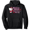 image:imageHello Kitty Have A Sweet Valentines Day Pullover HoodieBlack