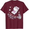 image:imageHello Kitty Hello Summer Tee Shirt TShirtBurgundy