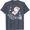 image:imageHello Kitty Hello Summer Tee Shirt TShirtHeather Blue