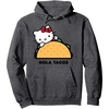 image:imageHello Kitty Hola Tacos Pullover HoodieDark Heather Grey