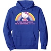 image:imageHello Kitty If You Can Choose to Be Anything Be Kind Pullover HoodieRoyal Blue