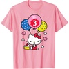 image:imageHello Kitty Im 3 Birthday TShirt TShirtPink