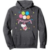 image:imageHello Kitty Its My Birthday Hoodie Pullover HoodieDark Heather Grey