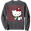image:imageHello Kitty Kanji Japanese Biography SweatshirtDark Heather Grey