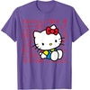 image:imageHello Kitty Kanji Japanese Biography TShirt SmallPurple Heather