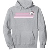 image:imageHello Kitty Nerd Glasses Retro Stripe Hoodie Pullover HoodieHeather Grey