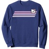 image:imageHello Kitty Nerd Glasses Retro Stripe Sweatshirt SweatshirtNavy Blue