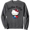 image:imageHello Kitty Retro Logo Long Sleeve SweatshirtDark Heather Grey