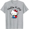 image:imageHello Kitty Retro Logo Tee Shirt TShirtHeather Grey