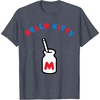 image:imageHello Kitty Retro Milk Bottle Tee Shirt TShirtHeather Blue