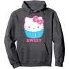 image:imageHello Kitty Sweet Cupcake Pullover HoodieDark Heather Grey