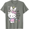 image:imageHello Kitty Talk to Me Easter Tee Shirt TShirtOlive Heather