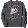 image:imageHello Kitty UFO Parking Only Area 51 Alien Spaceship SweatshirtDark Heather Grey
