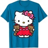 image:imageHello Kitty Valentine Teddy Bear Tee Shirt TShirtSapphire Blue