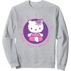 image:imageHello Kitty Yoga Peace Love Lotus Meditation SweatshirtHeather Grey