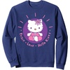 image:imageHello Kitty Yoga Peace Love Lotus Meditation SweatshirtNavy Blue