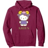 image:imageHello Kitty Zodiac Aries Pullover HoodieBurgundy