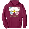 image:imageHello Kitty Zodiac Gemini Pullover HoodieBurgundy