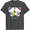 image:imageHello Kitty Zodiac Gemini Tee Shirt TShirtDark Heather Grey